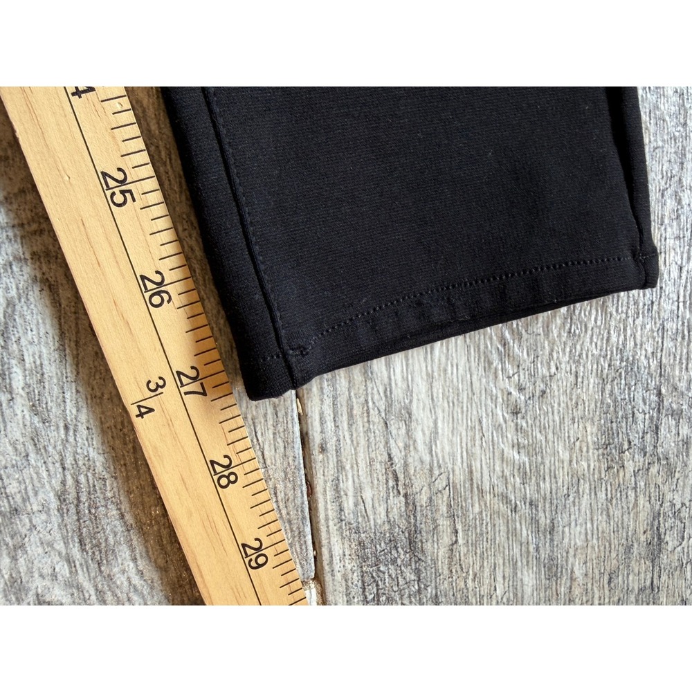 Eddie Bauer Slim Straight Pants Womens 6 Black 5-Pocket Stretch Hiking Travex - Picture 5 of 12